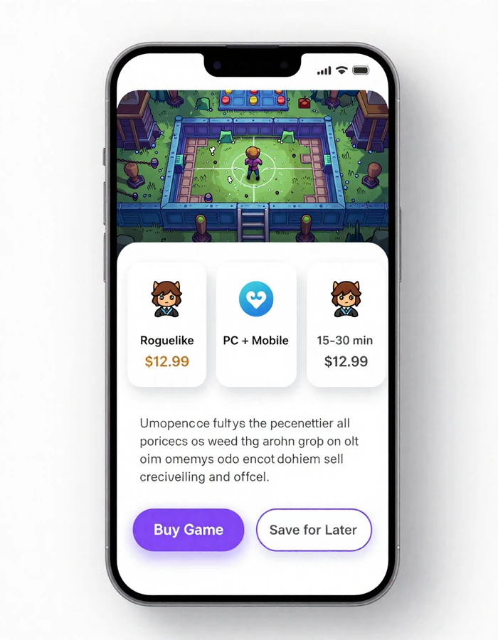 GamesAtlasPlus interface with game details and collections